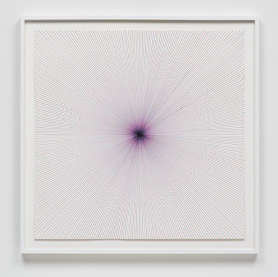 Aaron Sandnes, Lock and Load (Bulls Eye) (Red then Blue; Red then&hellip;), 2013