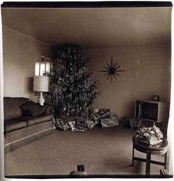 XMAS TREE IN A LIVING ROOM, LEVITTOWN, L.I., 1963