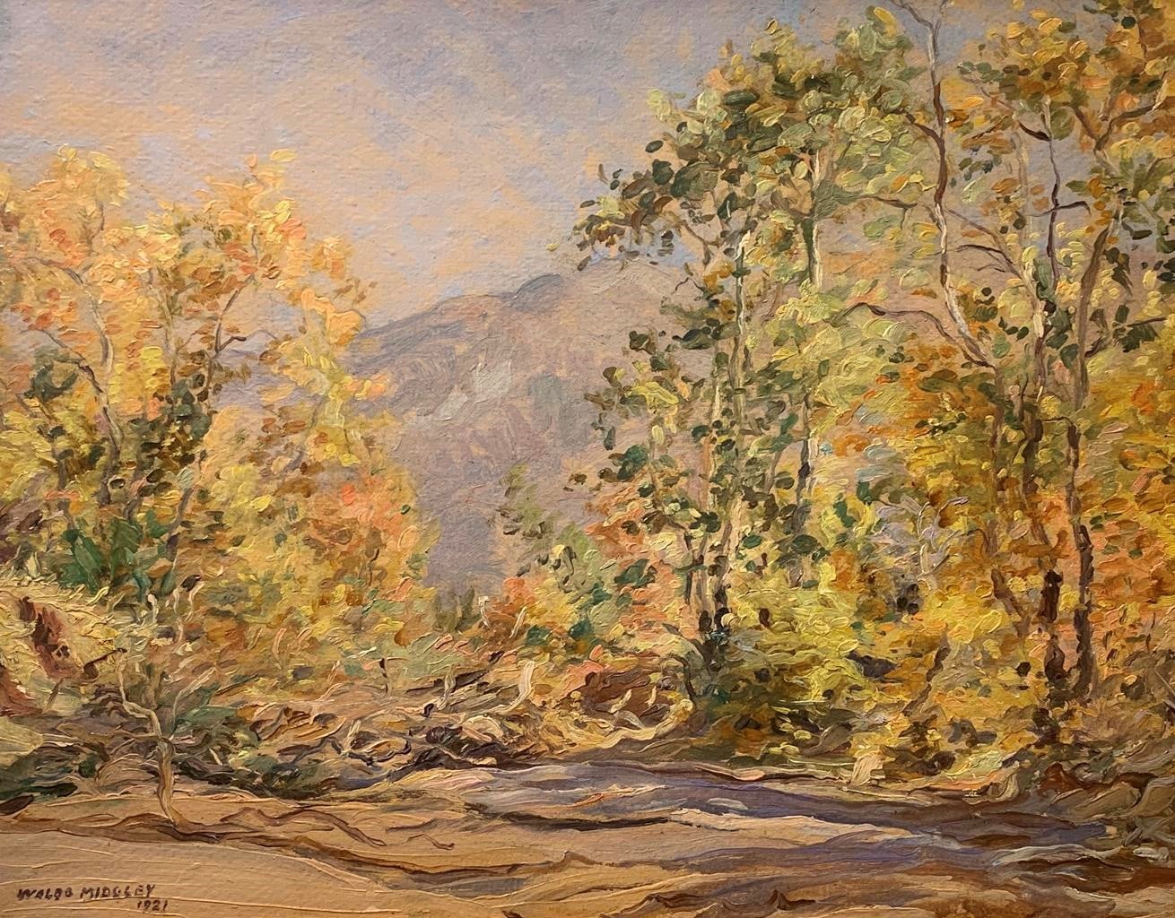 Waldo Midgley, utah historical artist, landscape