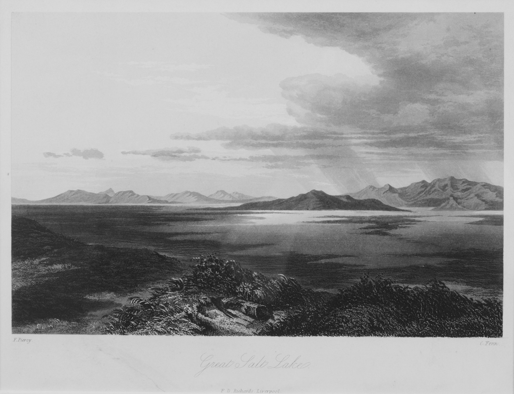 The Great Salt Lake, Pioneer, Utah Art