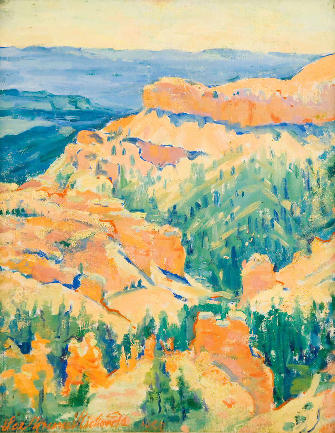 Lee Greene Richards, Bryce Canyon, Utah, National Parks, western art, Utah art,