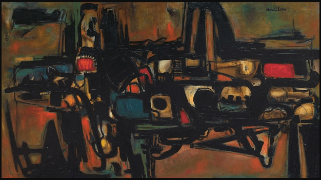 Don Olsen, abstract, modernist
