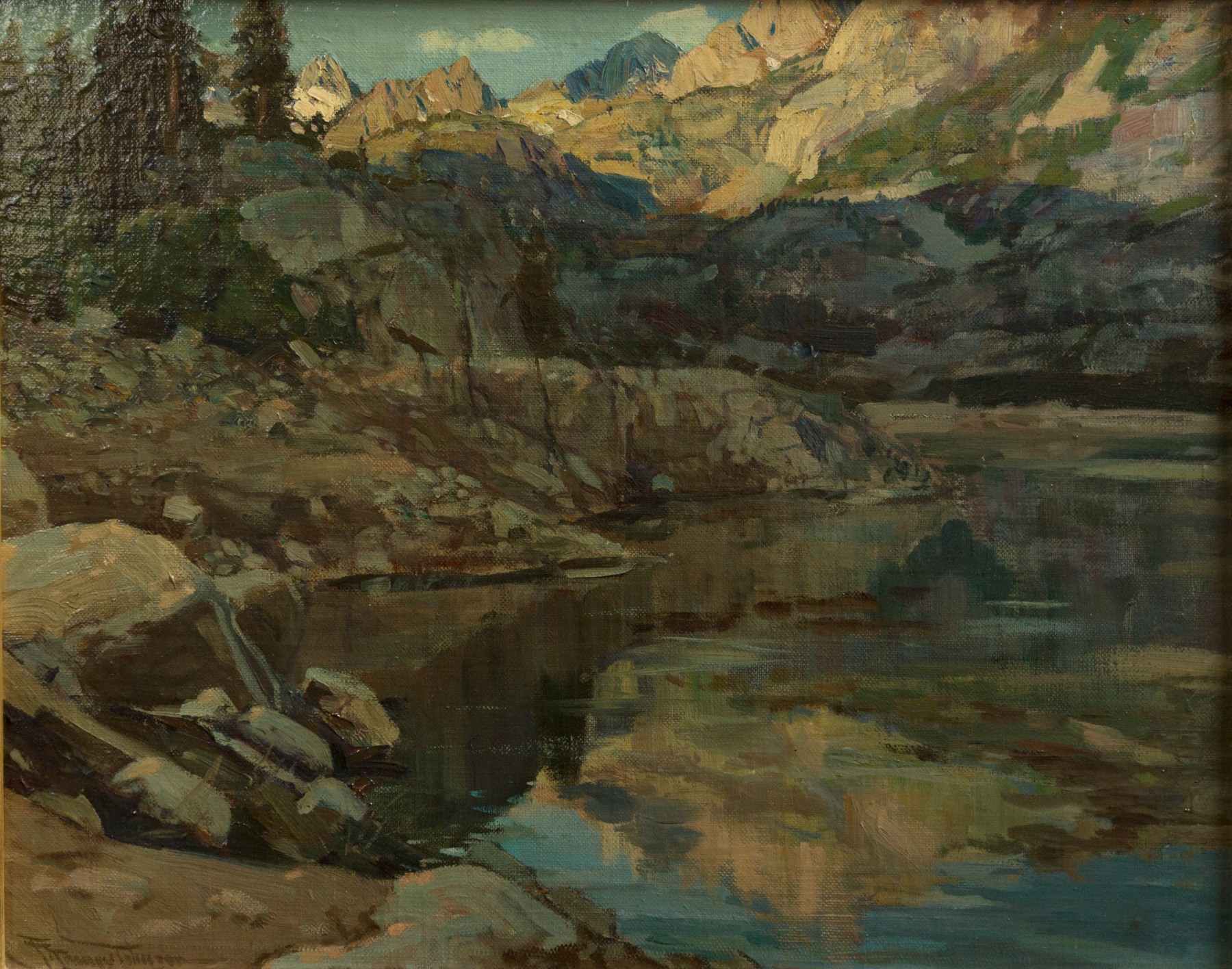 Frank Tenney Johnson, Montana landscapes