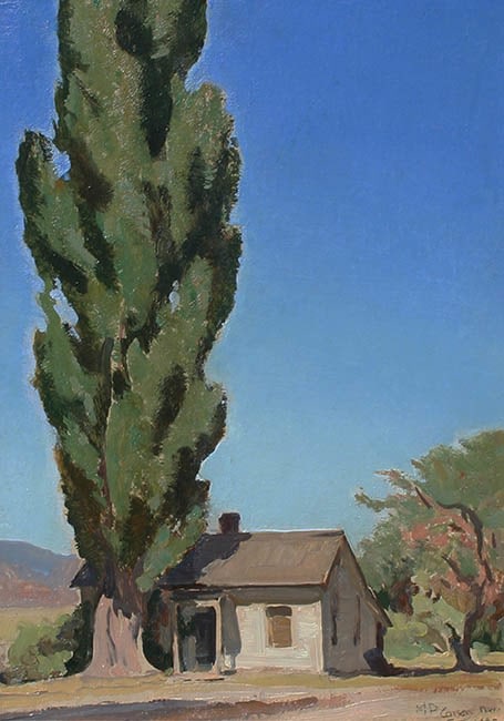 Maynard Dixon, Little Home Carson Nevada, western art, western landscape,