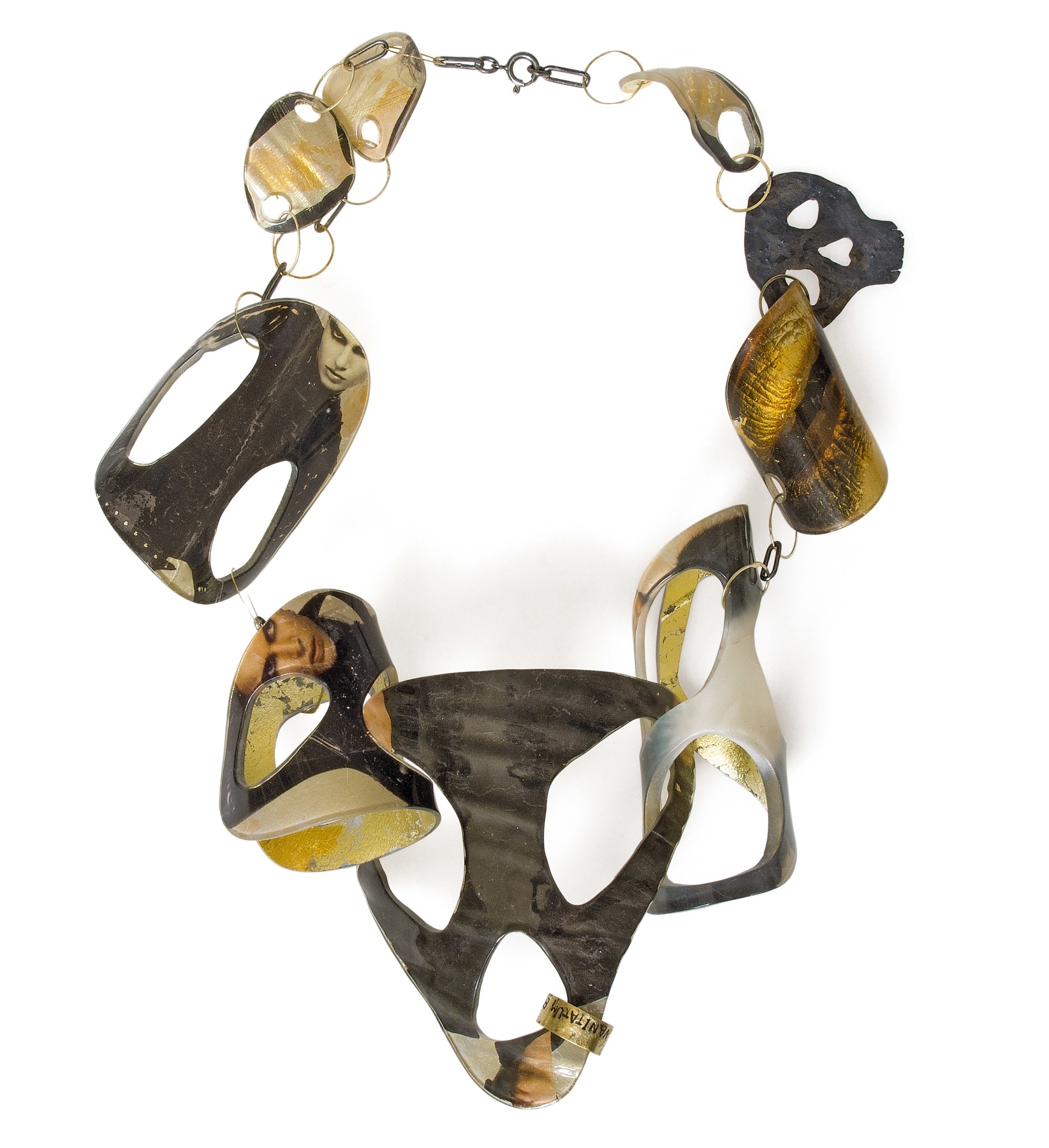 Petra Zimmermann, necklace, acrylic, contemporary jewelry