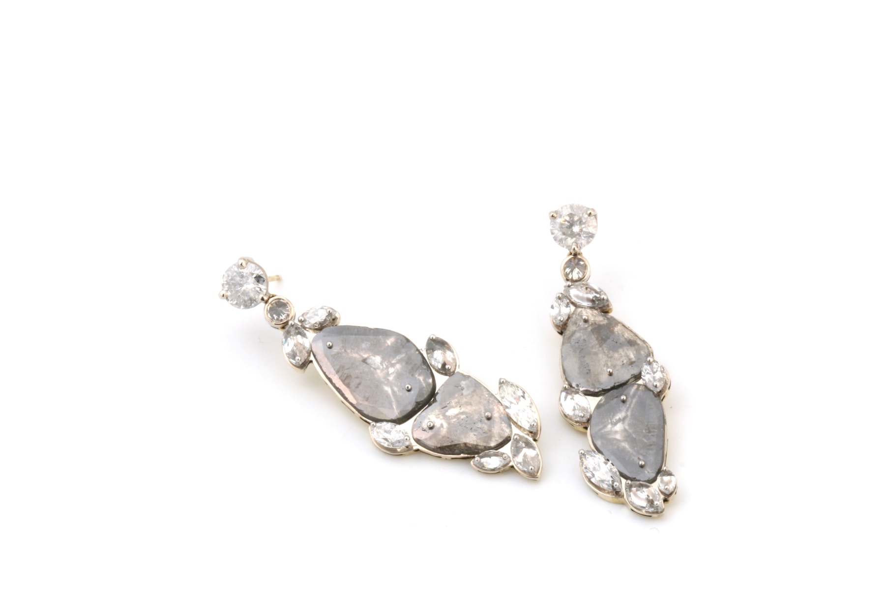 Todd Pownell, diamond earrings
