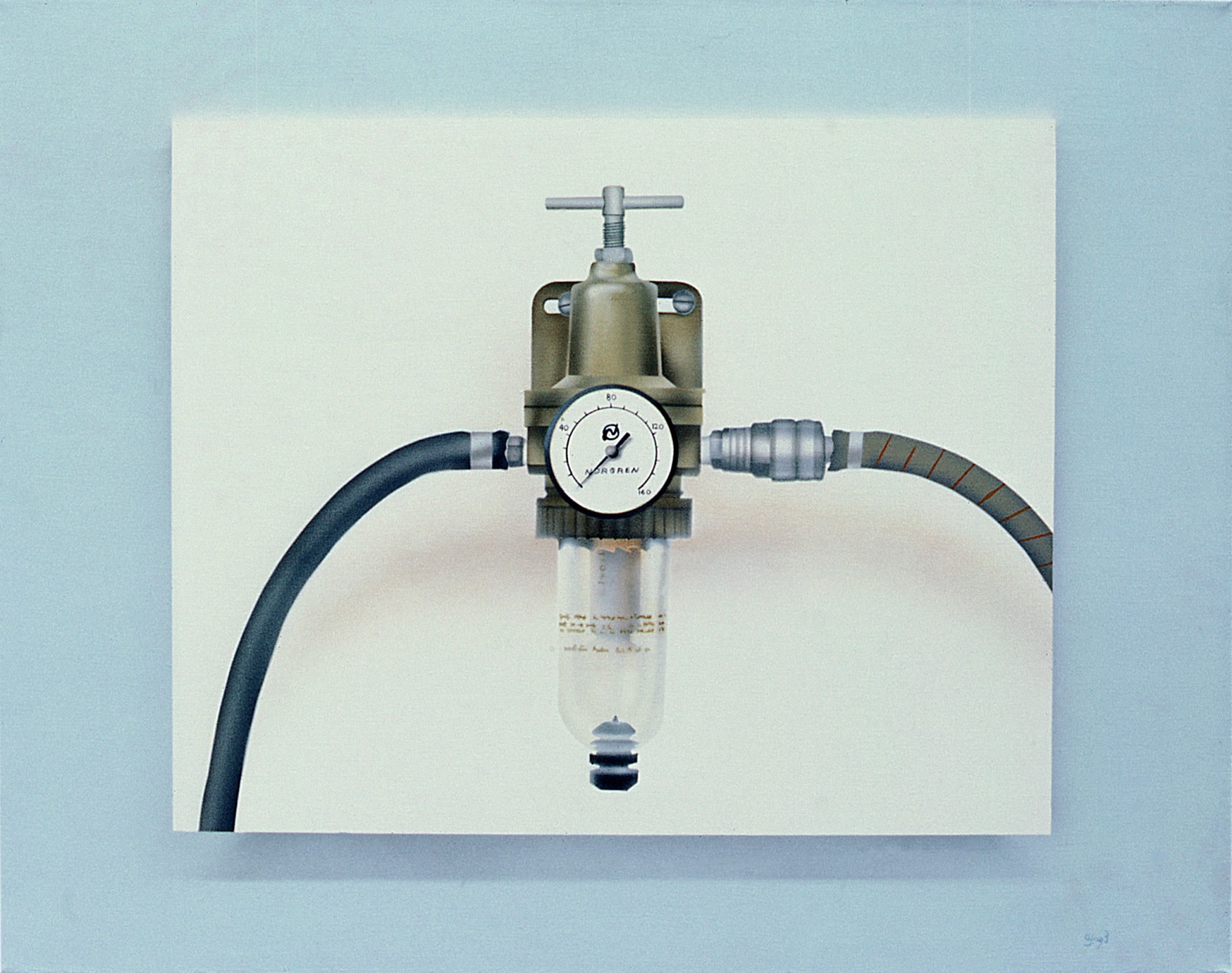 Pressure Gauge, 1972, Acrylic on canvas, privat collection New York