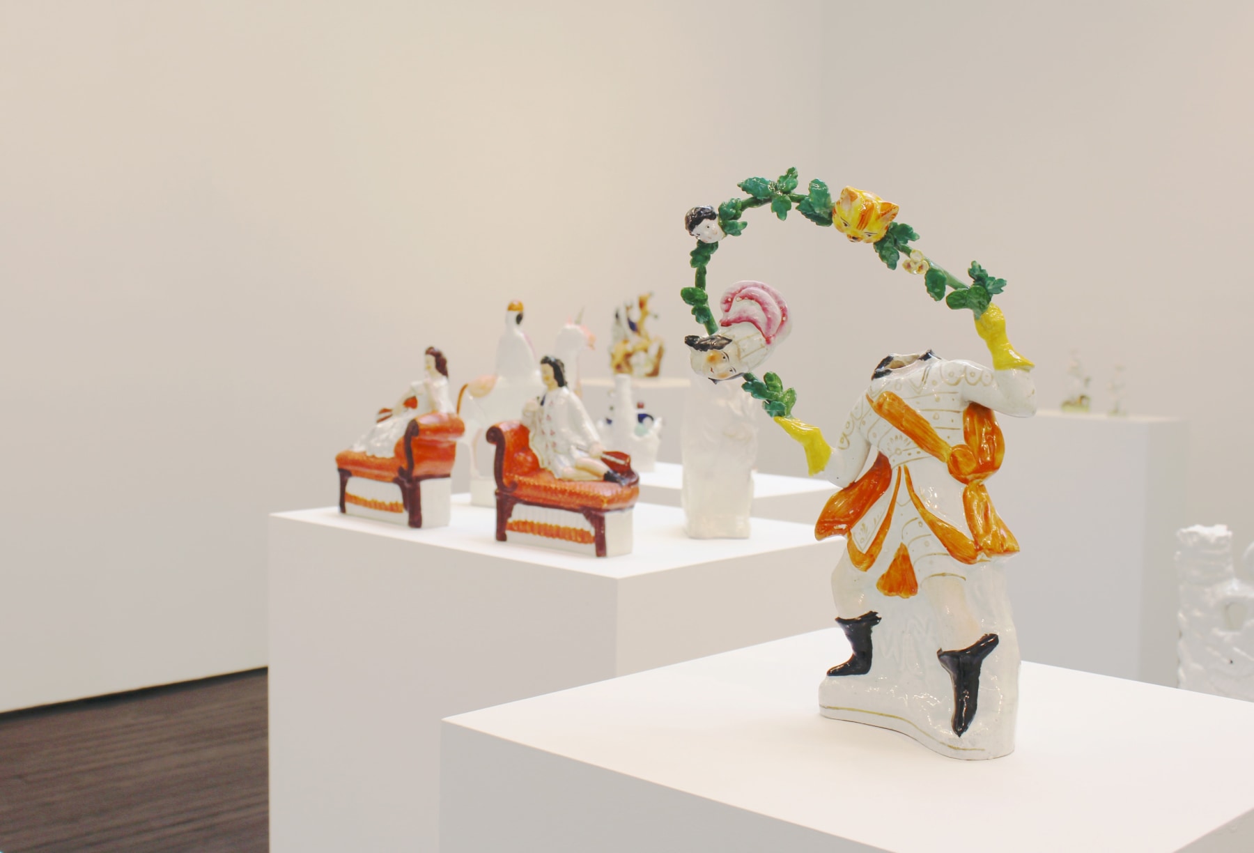 Installation view of The Unfortunate Souvenirs of Our Time