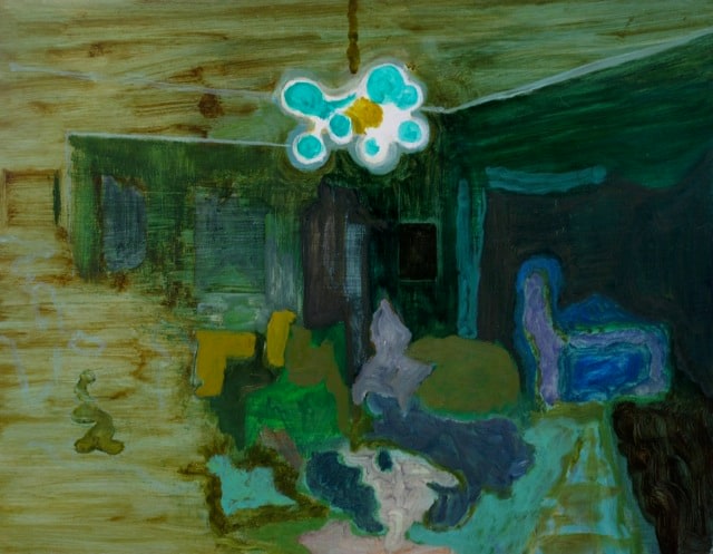 Eleanor Moreton painting, roomscape