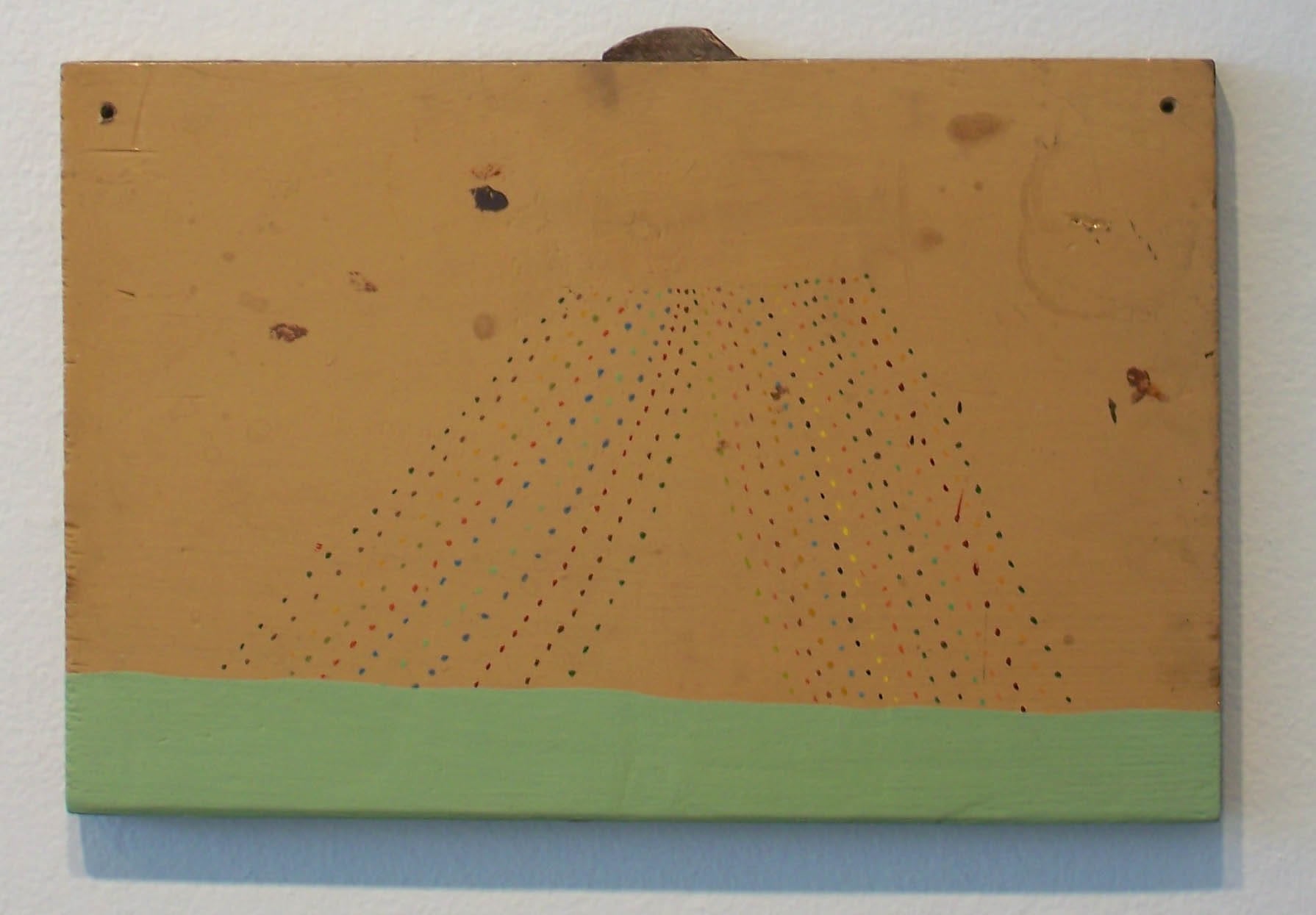 Alicia McCarthy, painted wooden block