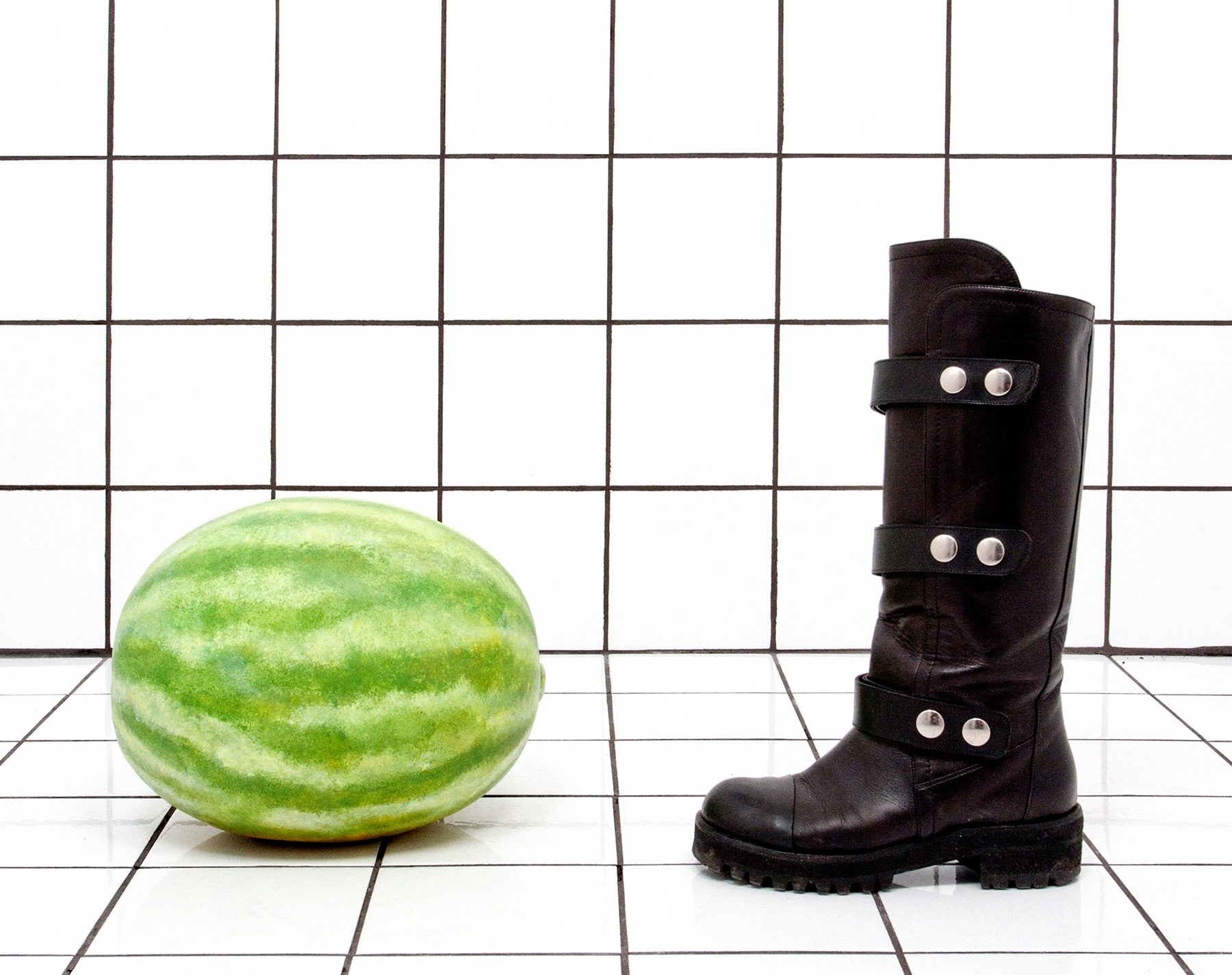 Watermelon Boot, 2011, Color photograph