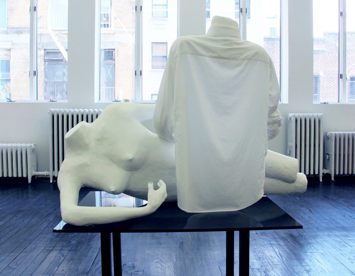 Woman reclining sculpture