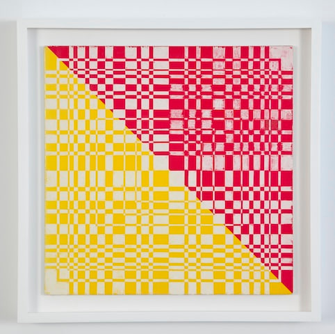 Yellow and red geometric