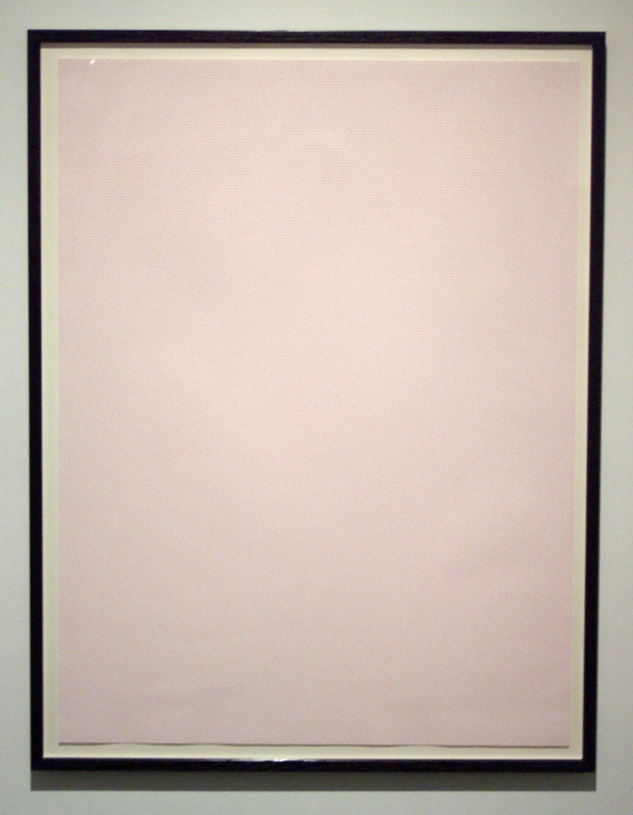 Framed blank paper