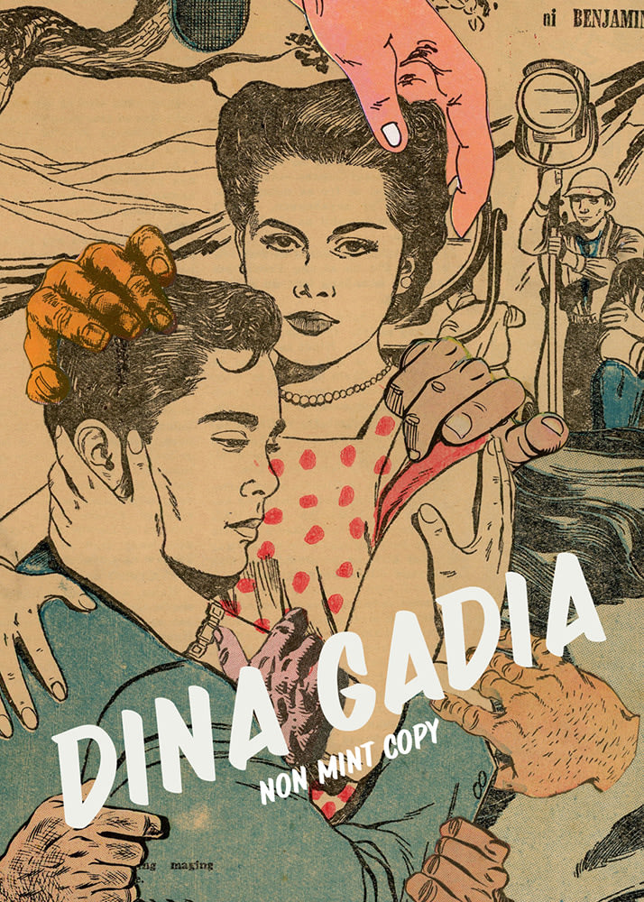 Dina Gadia paper collage postcard image