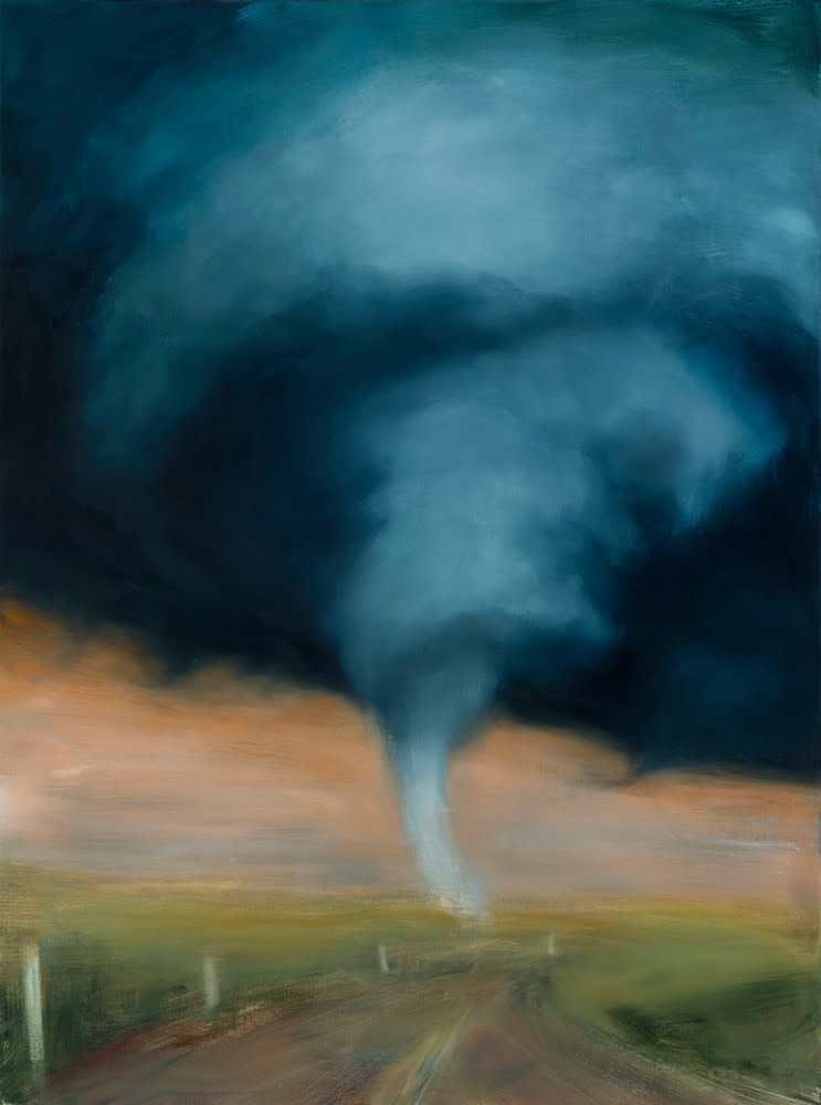 karen marston Tornado #9, 2015 Oil on linen 48 x 36 in. / 121.9 x 91.4 cm.