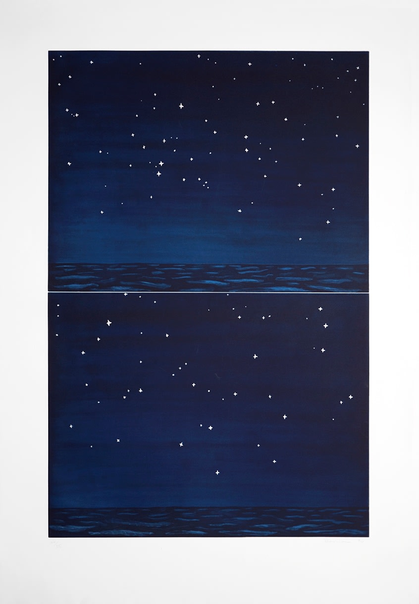 Richard Bosman ​Night Sky, 1990 Aquatint etching