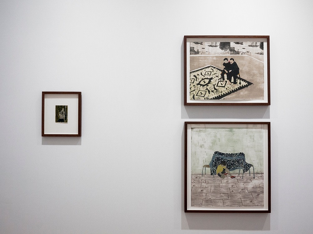 Elin Rodseth exhibition of woodcuts and photopolymer prints installation view