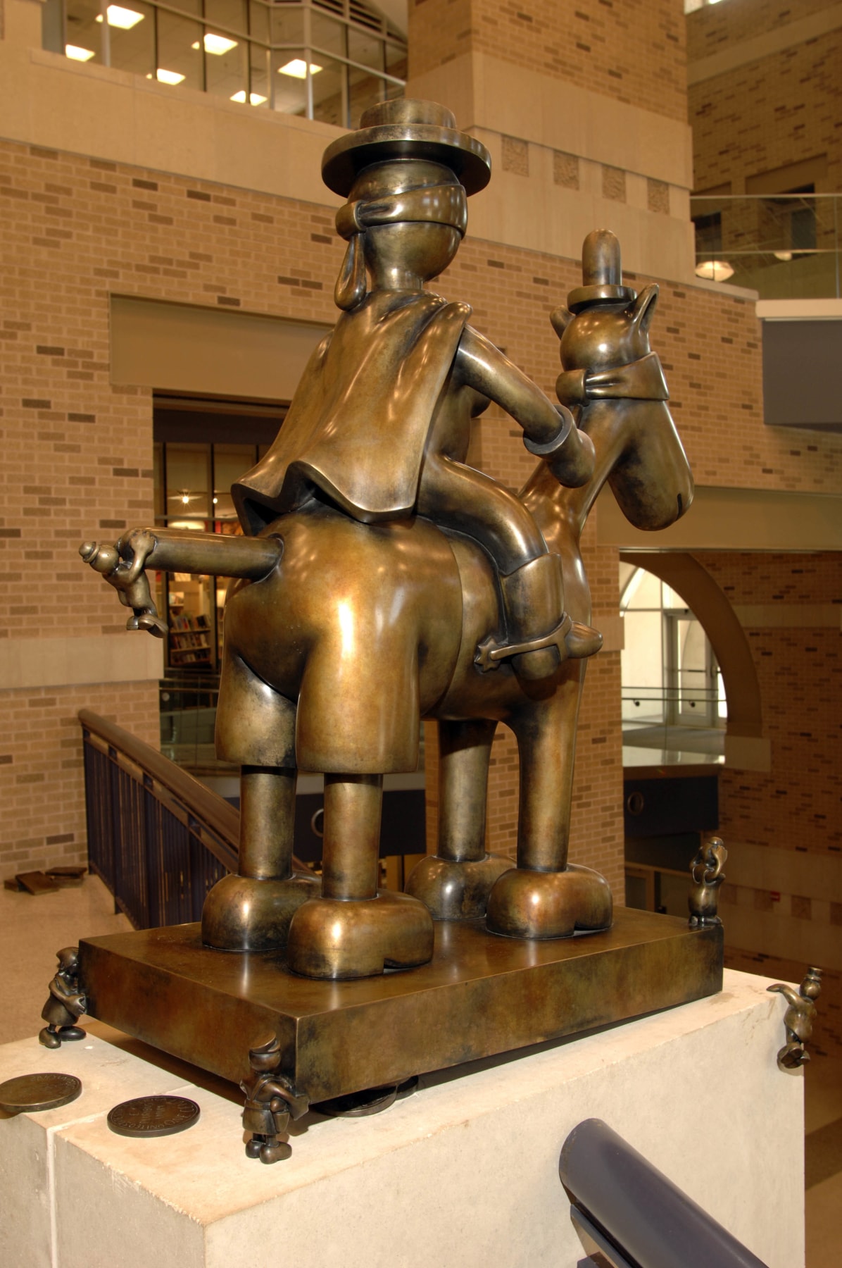 Horse and Rider,Texas Tech University, Student Union, Lubbock, TX