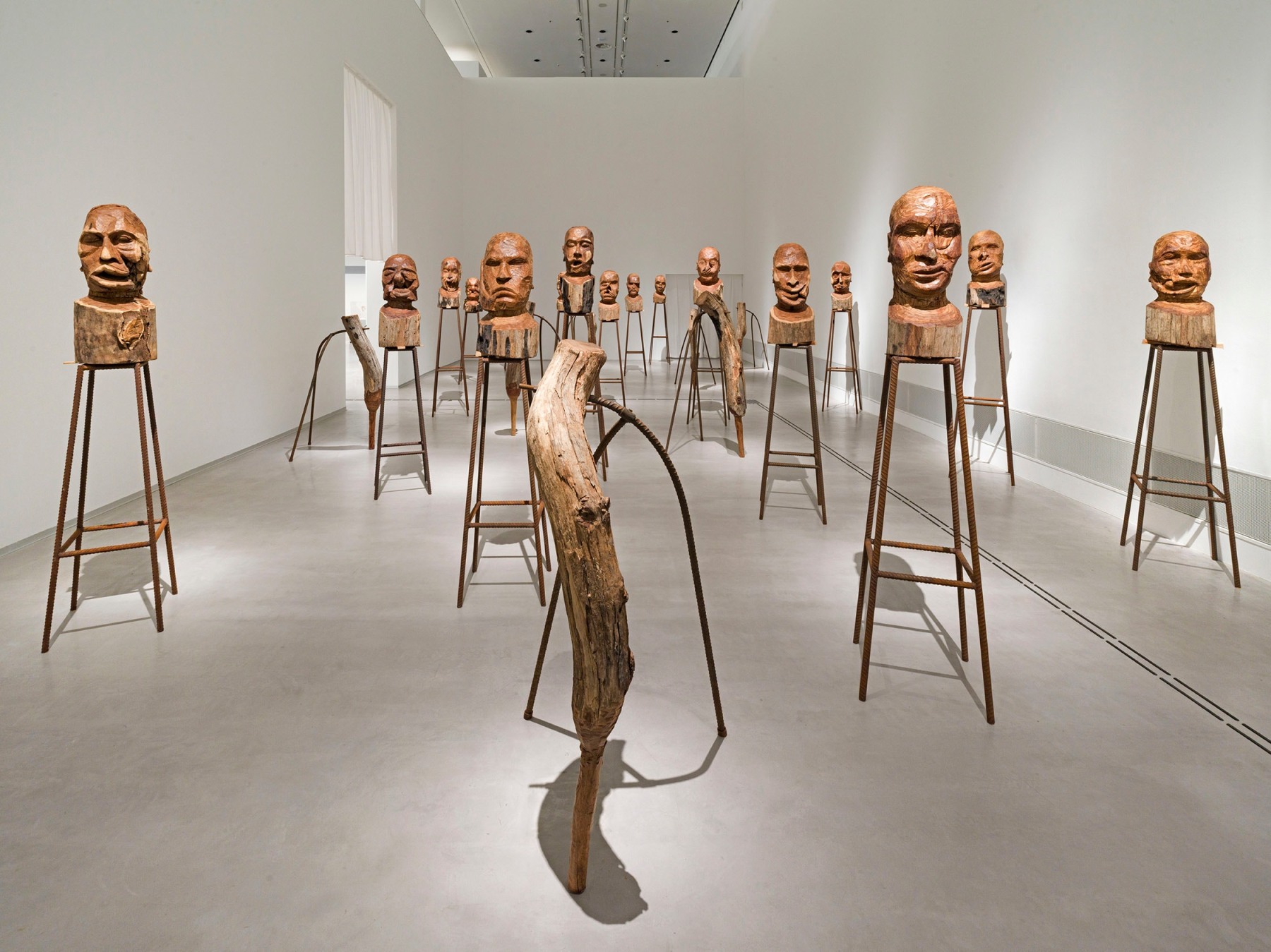 Installation view of Kader Attia: J’Accuse, Berlinische Galerie, Berlin, Germany; April 27 – August 19, 2024