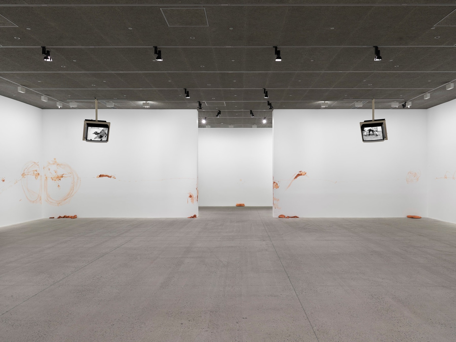 Installation view of Matthew Barney: SECONDARY, Fondation Cartier, Paris, France; June 8 – September 8, 2024