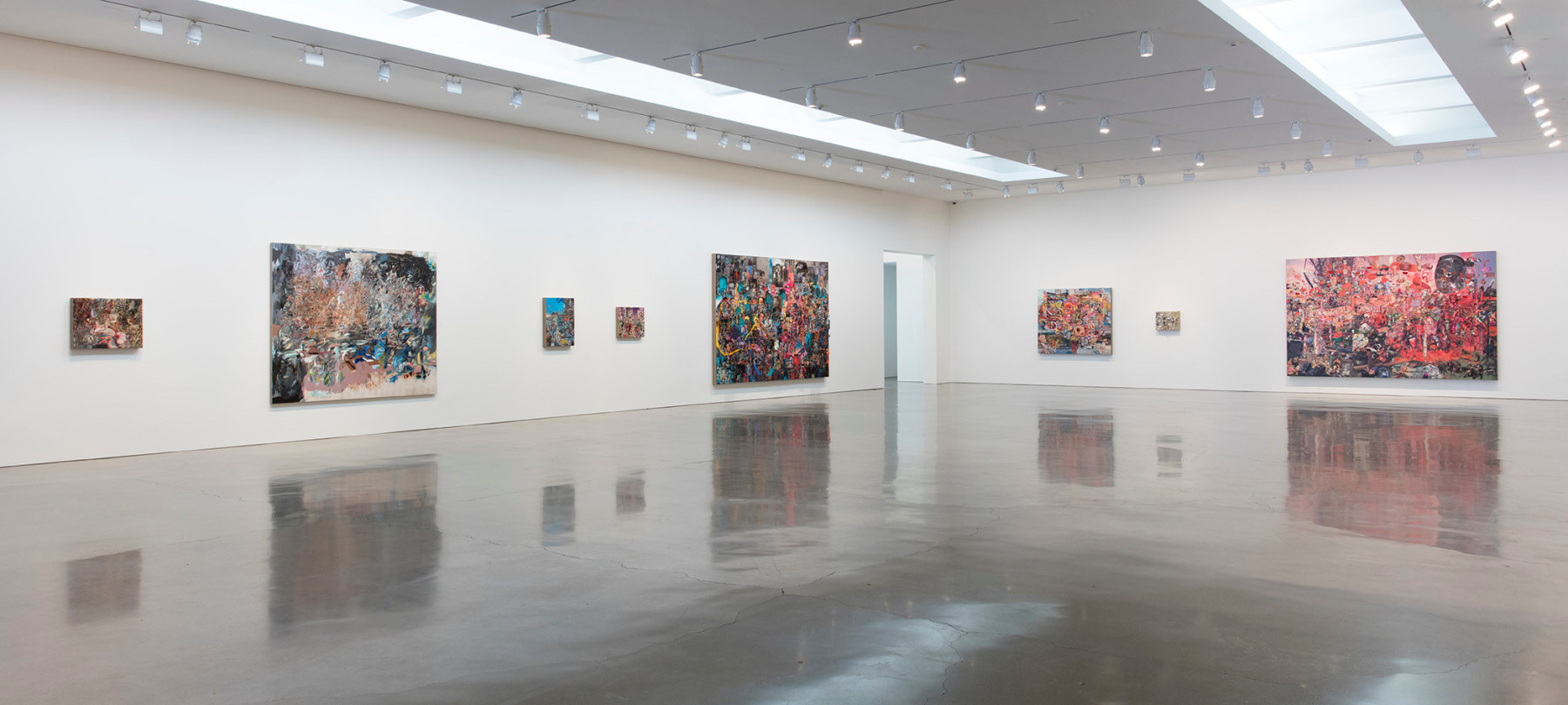 Elliott Hundley, Installation view of "There is No More Firmament," Regen Projects, Los Angeles; May 13 - June 18, 2016.