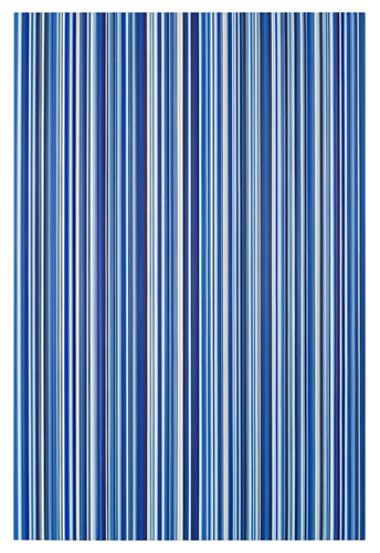 Stripes Nr. 34, 2012 Oil on canvas 72 x 48 inches