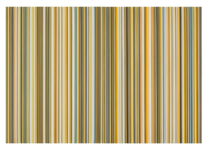 Stripes Nr. 50 and 51, 2013 Oil on canvas (diptych) 28 x 40 inches