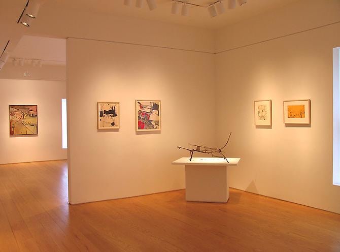 Installation view, Richard Diebenkorn in Context: 1949-1952