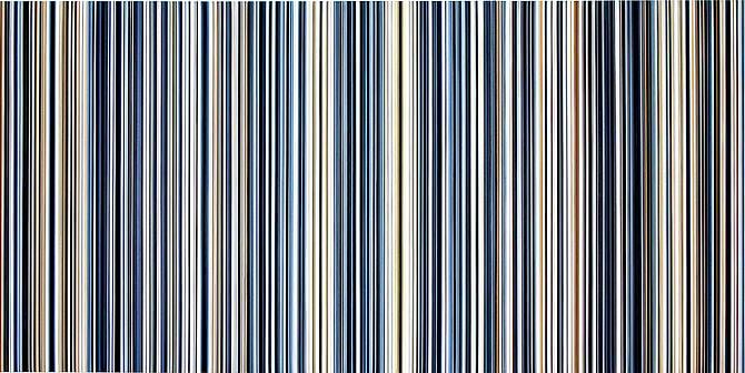 Stripes Nr. 54-56, 2013 Oil on canvas (Triptych) 48 x 96 inches