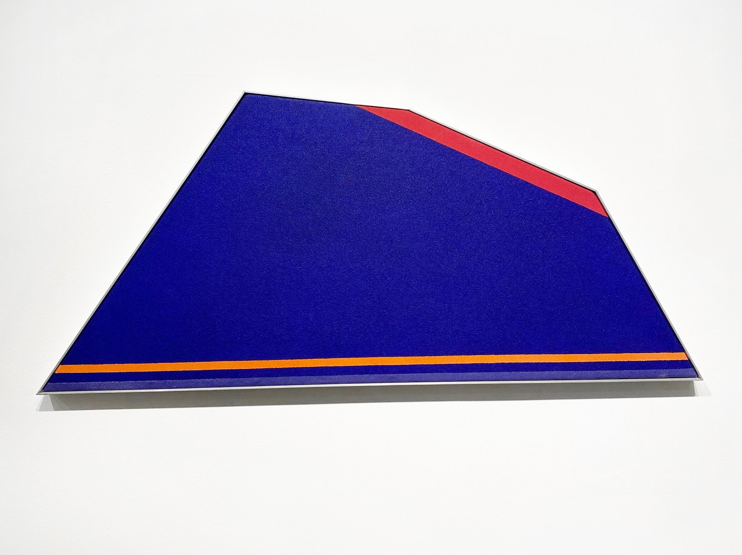 Kenneth Noland, Arch Blue with Orange, Red, Blue, 1980