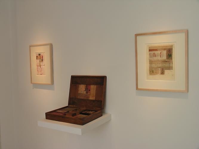 Installation view, Collages and Box Constructions, 1969 to 1985, 2008
