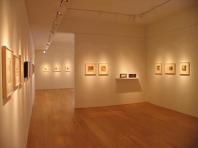 Installation view, Collages and Box Constructions, 1969 to 1985, 2008