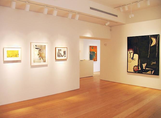 Installation view, Bella Pacifica: Bay Area Abstraction, 1946-1963: A Symphony in Four Parts, 2011
