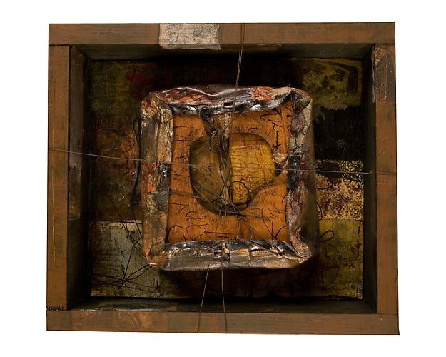 Untitled, 1981 Wood, metal, paper, gesso, ink and string