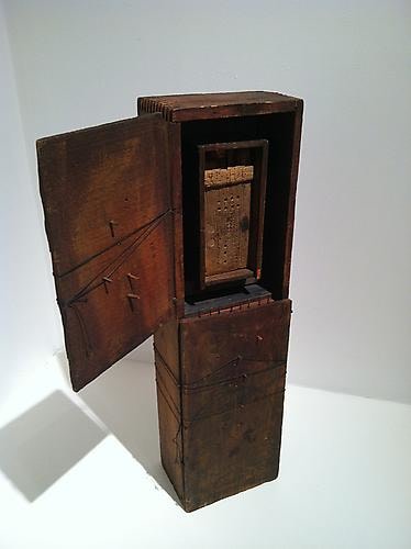 Untitled, 1981 Wood, metal, paper, gesso, ink and string