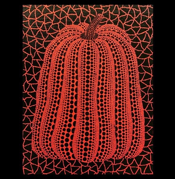 Pumpkin Painting by Yayoi Kusama at Hoerle-Guggenheim Contemporary