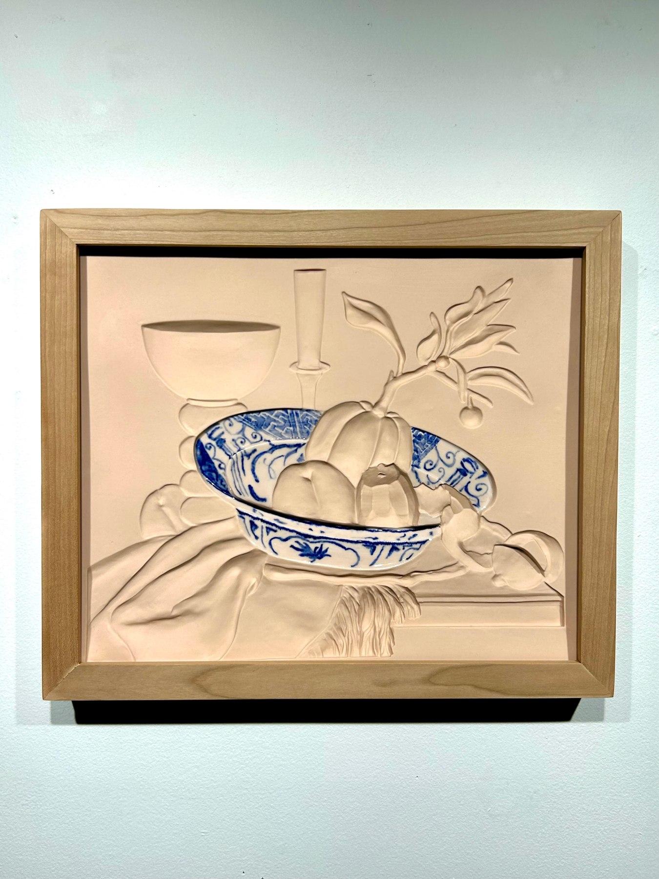 DIRK STASCHKE, Inverted Still life with Ceramic Bowl, 2023