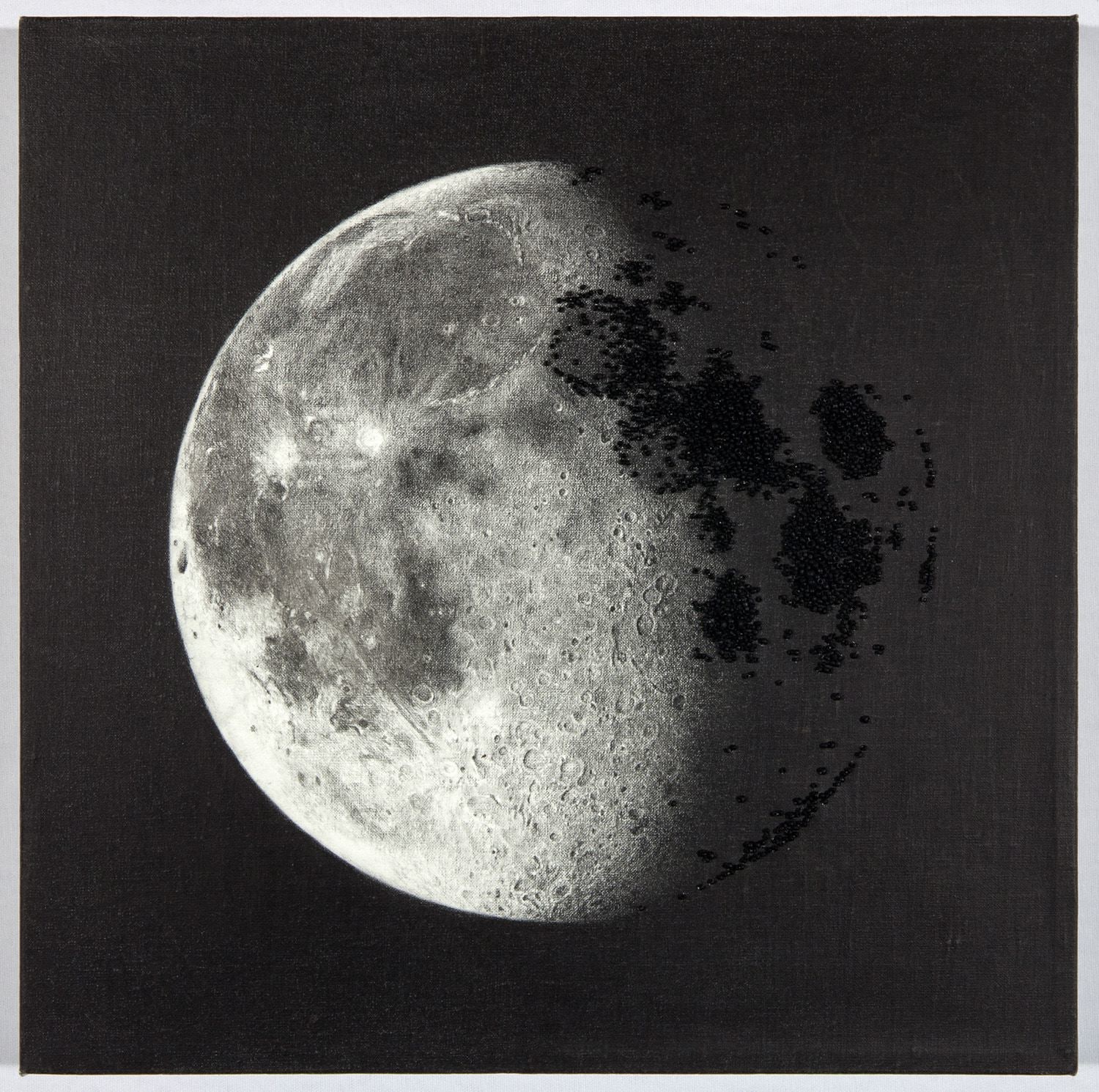 MONICA ZERINGUE, Moonlight Bends Over the Black Silence, 2013