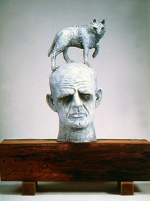 Robert Arneson Wolf Head