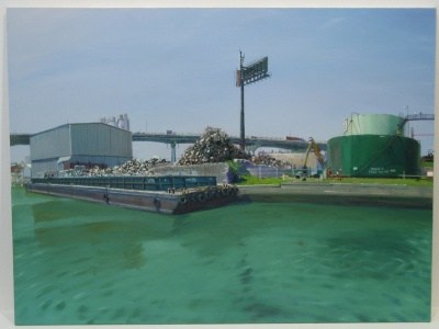 Andrew Lenaghan, 'Gowanus Scrap Works from Lowes Parking Lot,' 2010