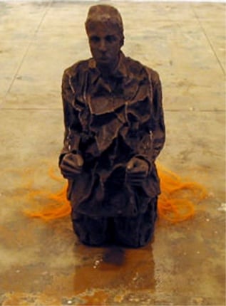 Lesley Dill Untitled (Kneeling Figure), 2003