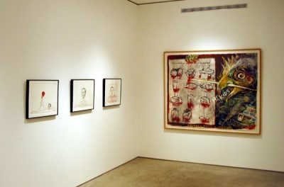 Enrique Chagoya Installation shot in Drawing Gallery