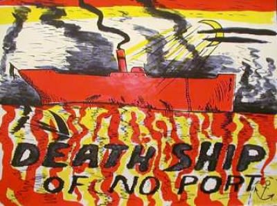H.C. Westermann, 'Red Deathship (Deathship of No Port),' 1967