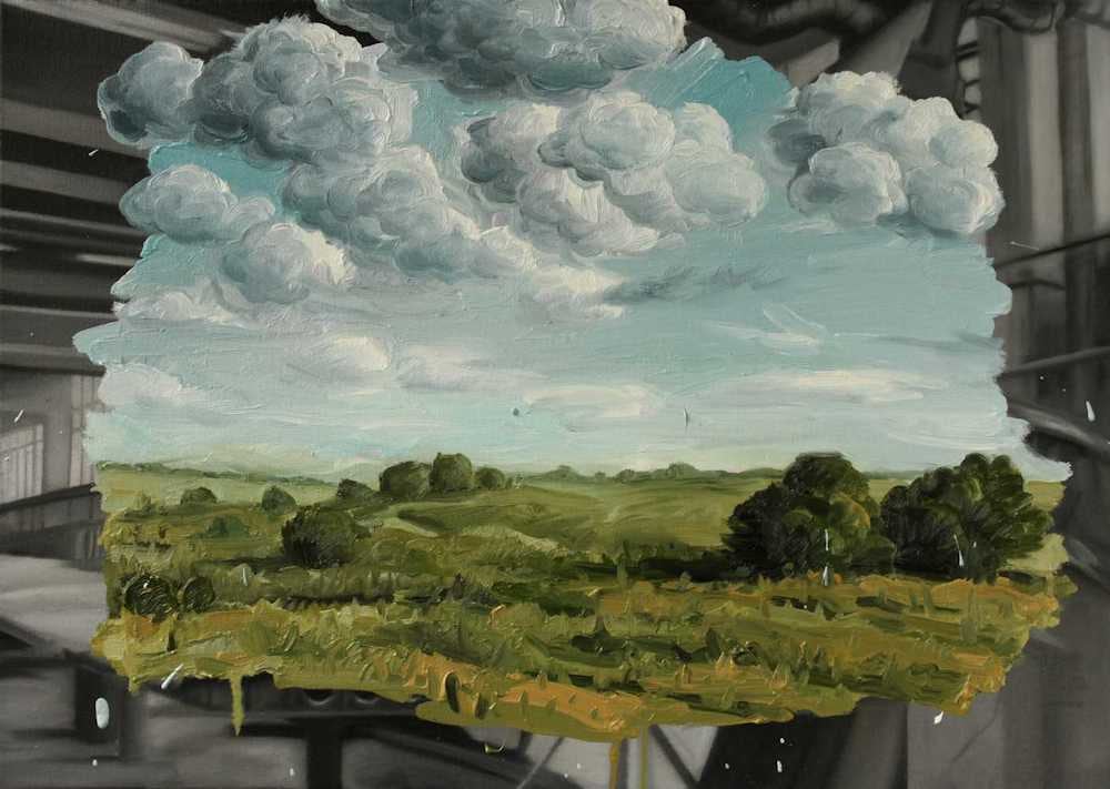 Demiak Escapism I Hrabove 2014 painting peinture