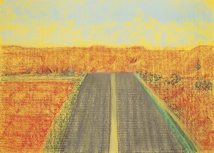 Richard Artschwager Road with Yellow Stripe