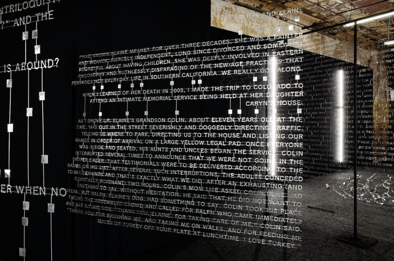 Art installation of metal type 