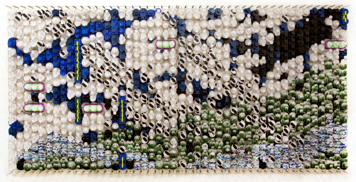 Jacob Hashimoto The Answers to all Questions Makes the World Vanish, 2017