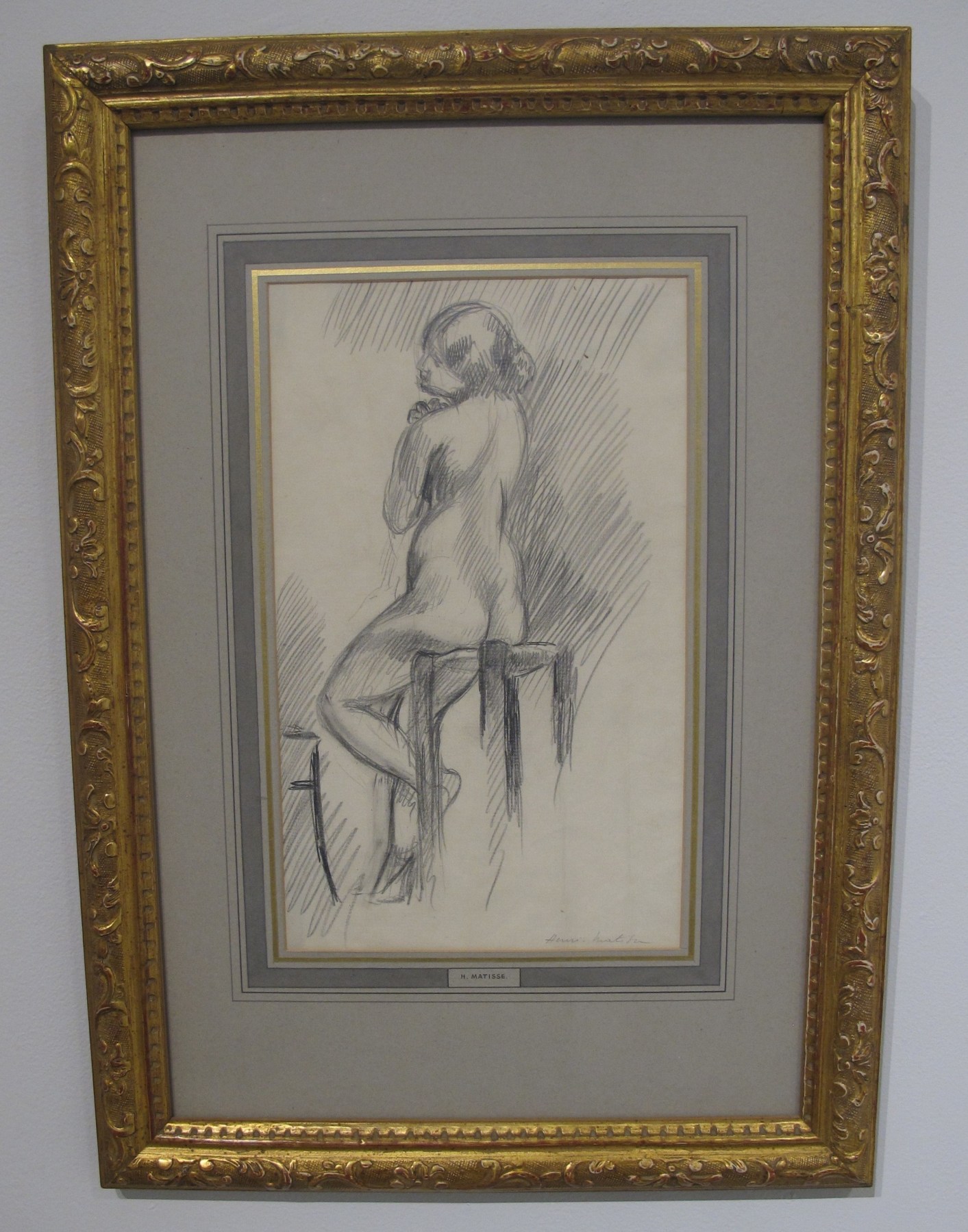 Henri Matisse, Nu Assis sur un Tabouret, 1906