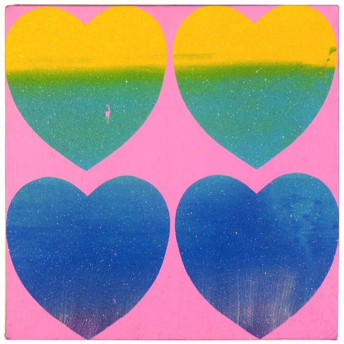 ANDY WARHOL, Four Hearts, 1983